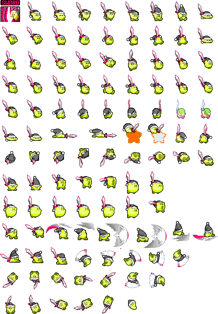 Me-Kirby form sprite sheet