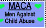 Men Against Abuse Stamp