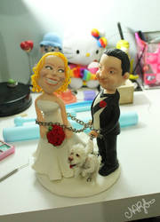 Wedding Cake Topper - almost done