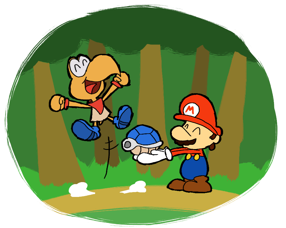 Paper Mario Partners - 002-Kooper