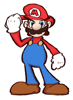 Super Smash Bros V2 001-Mario