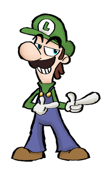 Super Smash Bros V2 009-Luigi