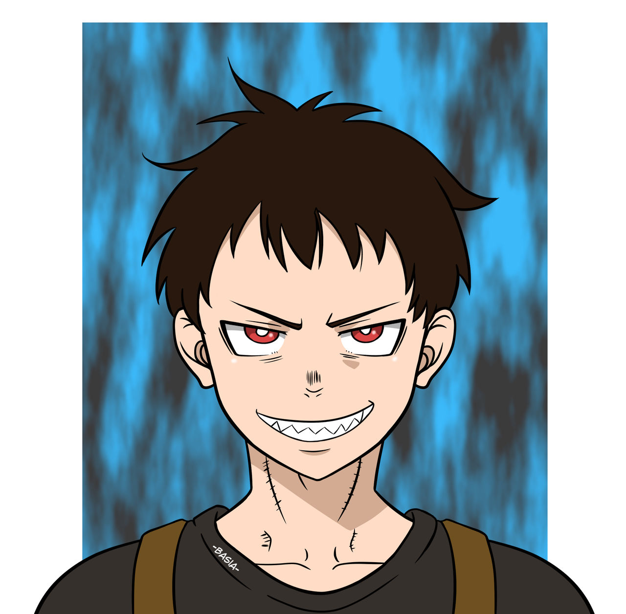 Shinra from Fire Force by Basiaverse on DeviantArt