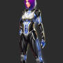 Sci Fi Concept Art - Cyborg Warrior