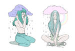 rainy days by chidori-art