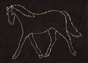 Colorful horse