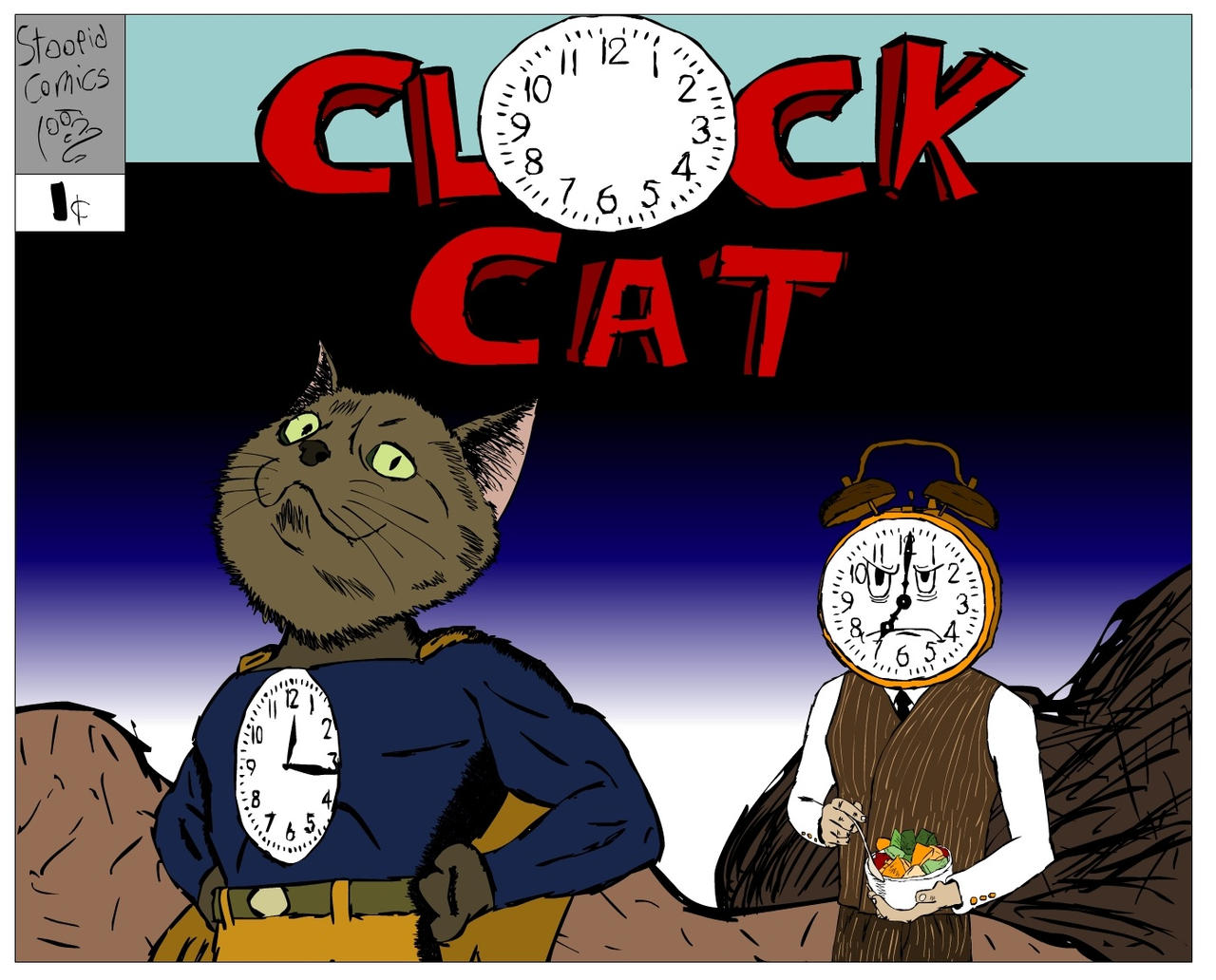 Human Cat Clock Clock Cat by TheAnimationGeek on DeviantArt