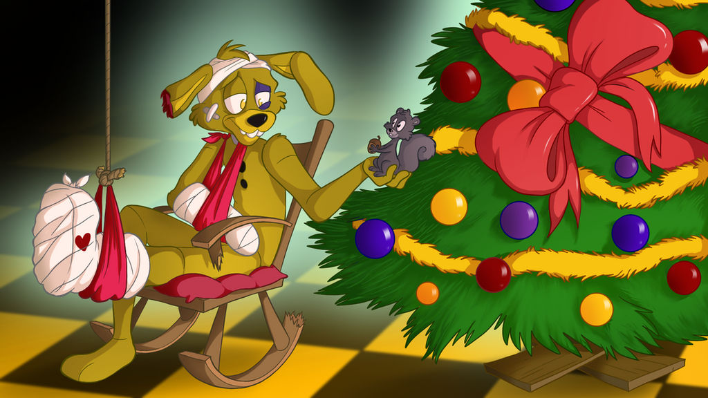 Springtrap Christmas Springtrap's Christmas by TonyCrynight on DeviantArt