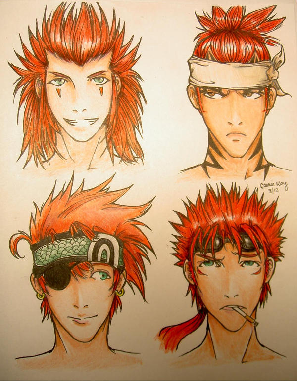 Red Haired Men Colored