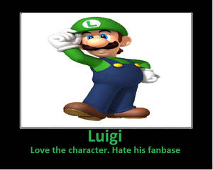 Love Luigi but not the fanbase