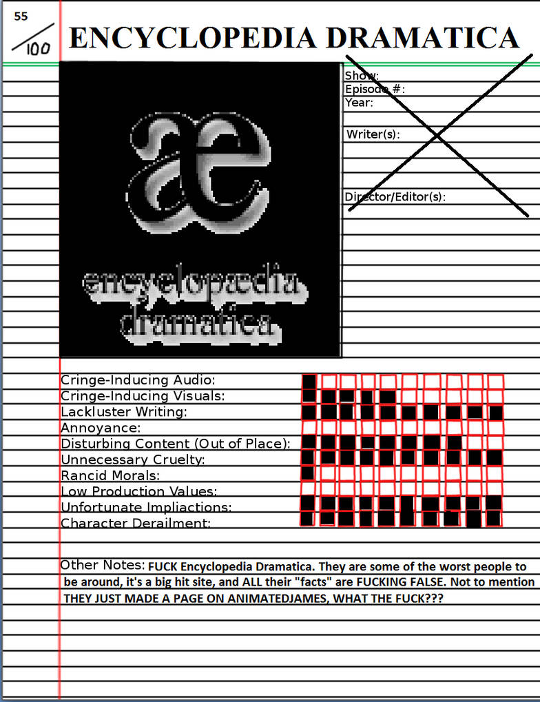 Encyclopedia Dramatica Atrocity Notebook by FantaMan582 on DeviantArt