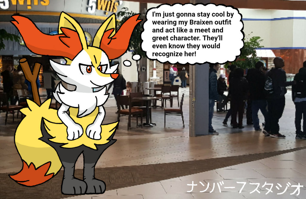 Braixen Comes To The Palisades Center