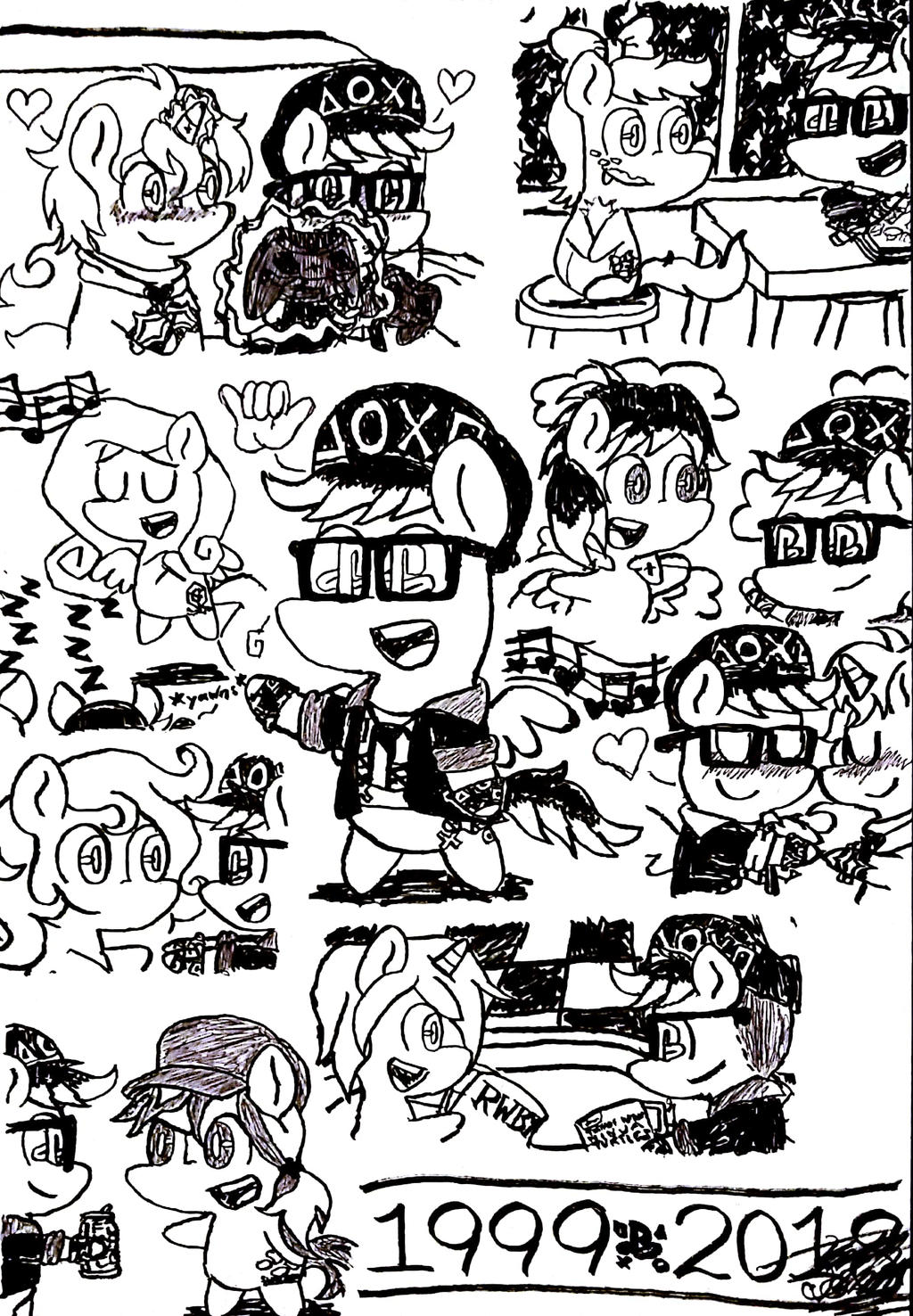 My 19th Birthday Doodles