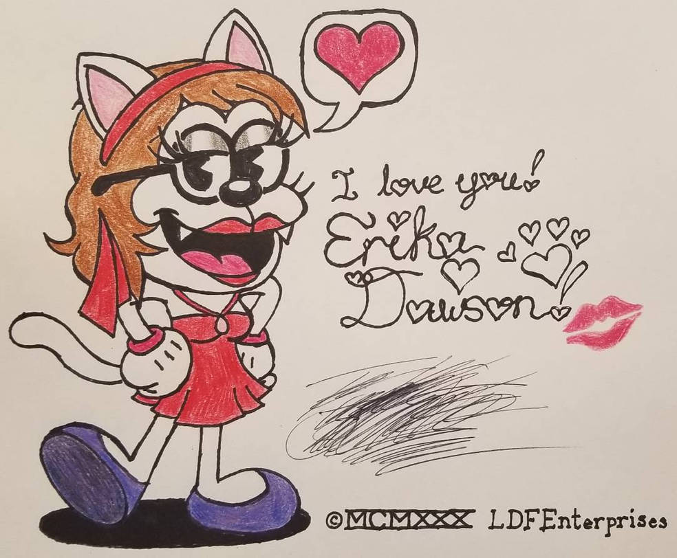 Kyle Rangel's Erika Dawson the Lovable Kitten by RougetheBatLover99 on ...