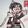 My Own iPad Sketch of Ruby Rose
