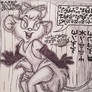 My Ink Sketch of Miss Kitty Mouse