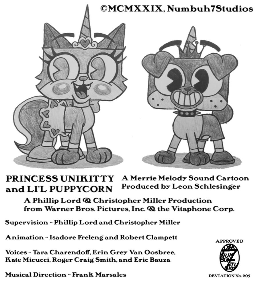 Rubberhose Unikitty and Puppycorn