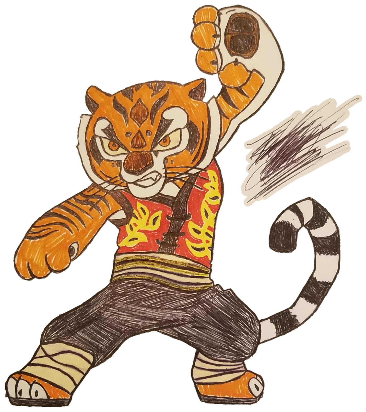 Master Tigress in Her Original Outfit