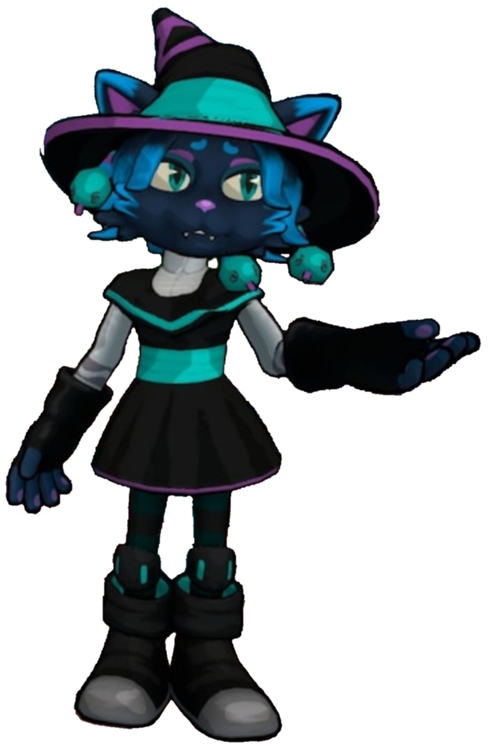 Katya the CatWitch (Transparent PNG)