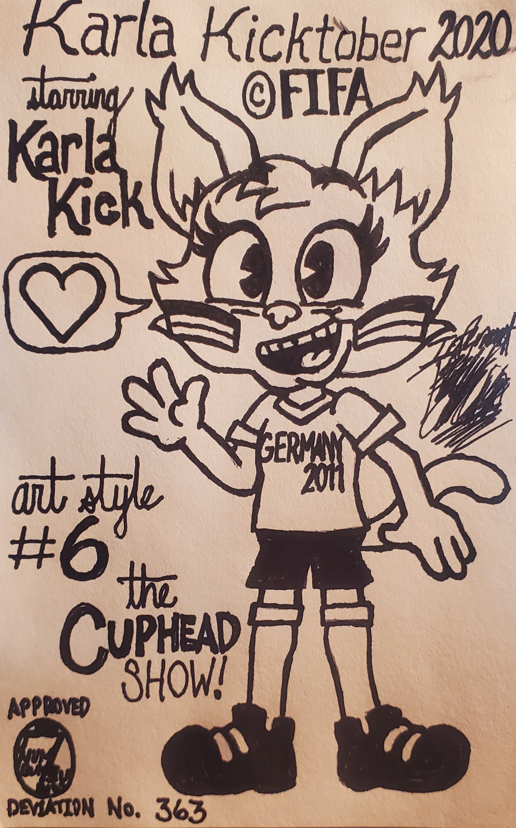 Karla Kicktober 2020 -- Art Style #6