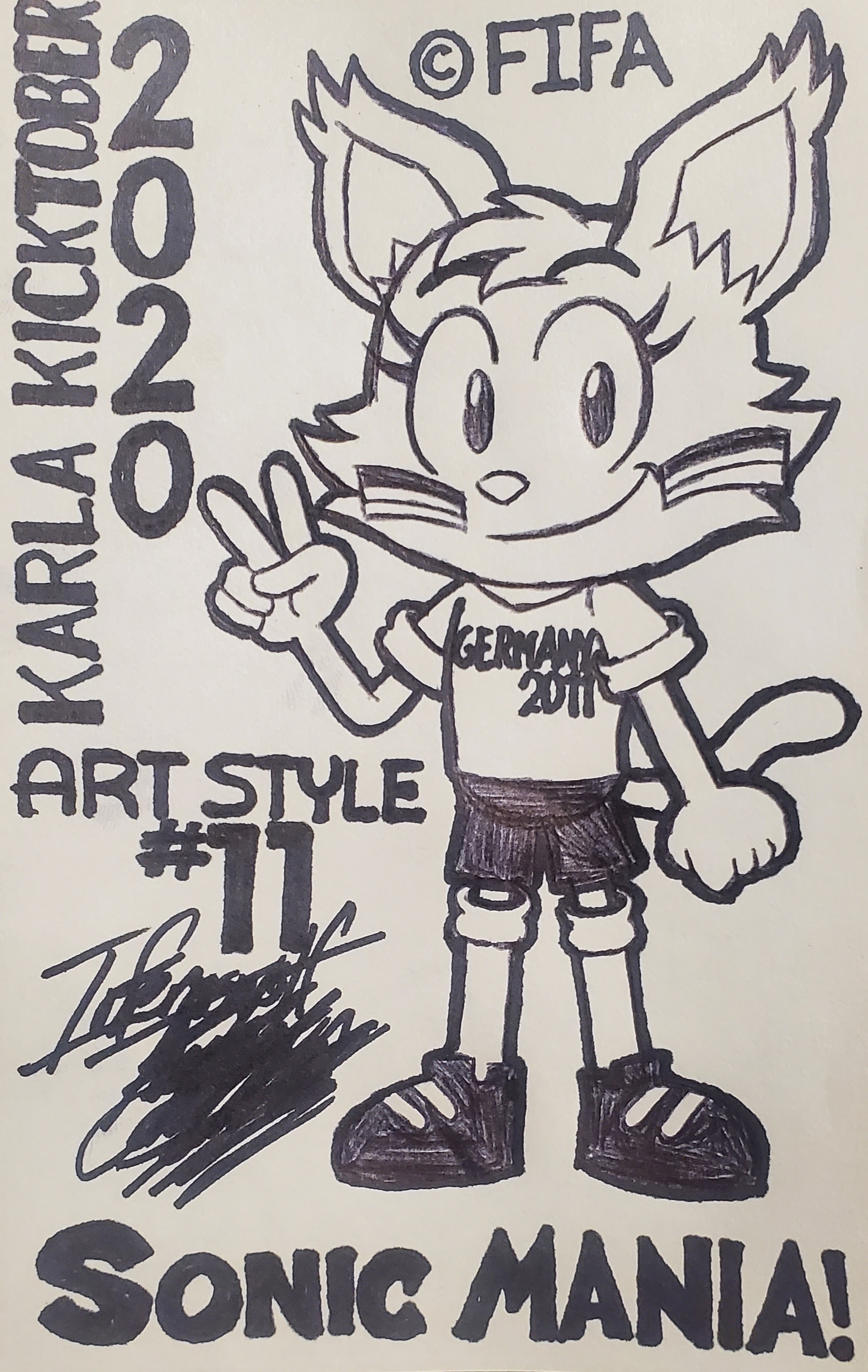 Karla Kicktober 2020 -- Art Style #11