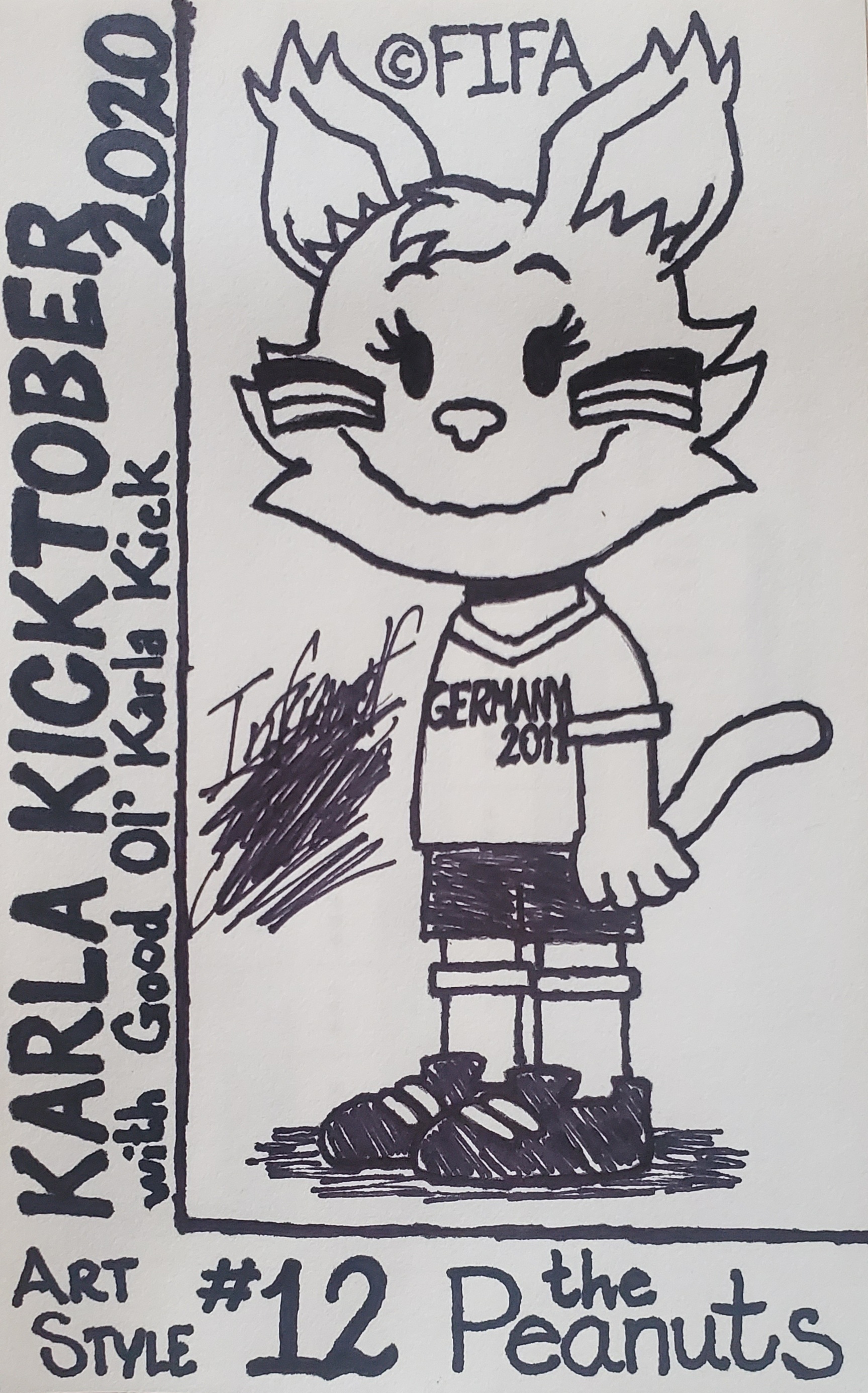 Karla Kicktober 2020 -- Art Style #12