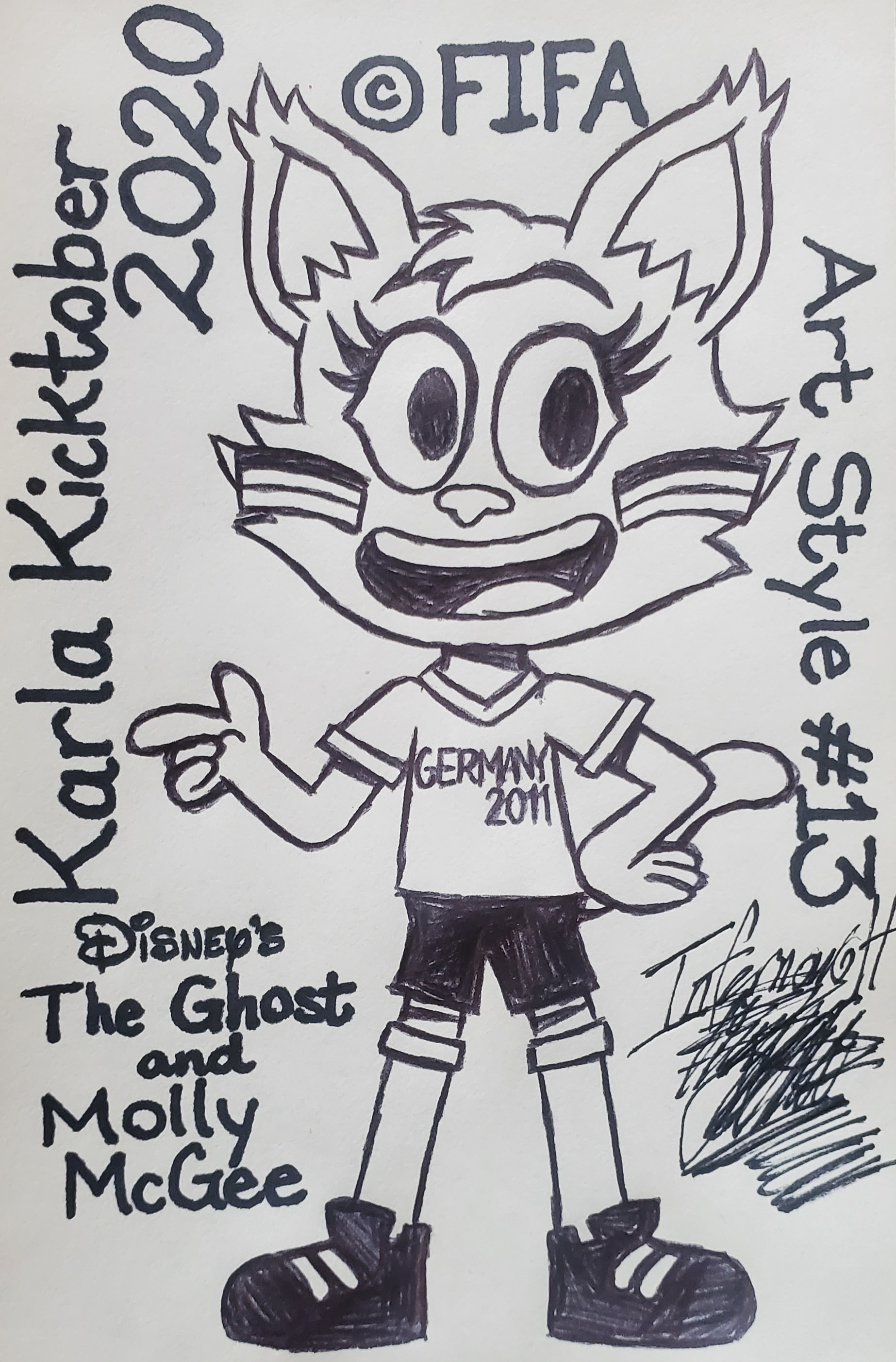 Karla Kicktober 2020 -- Art Style #13