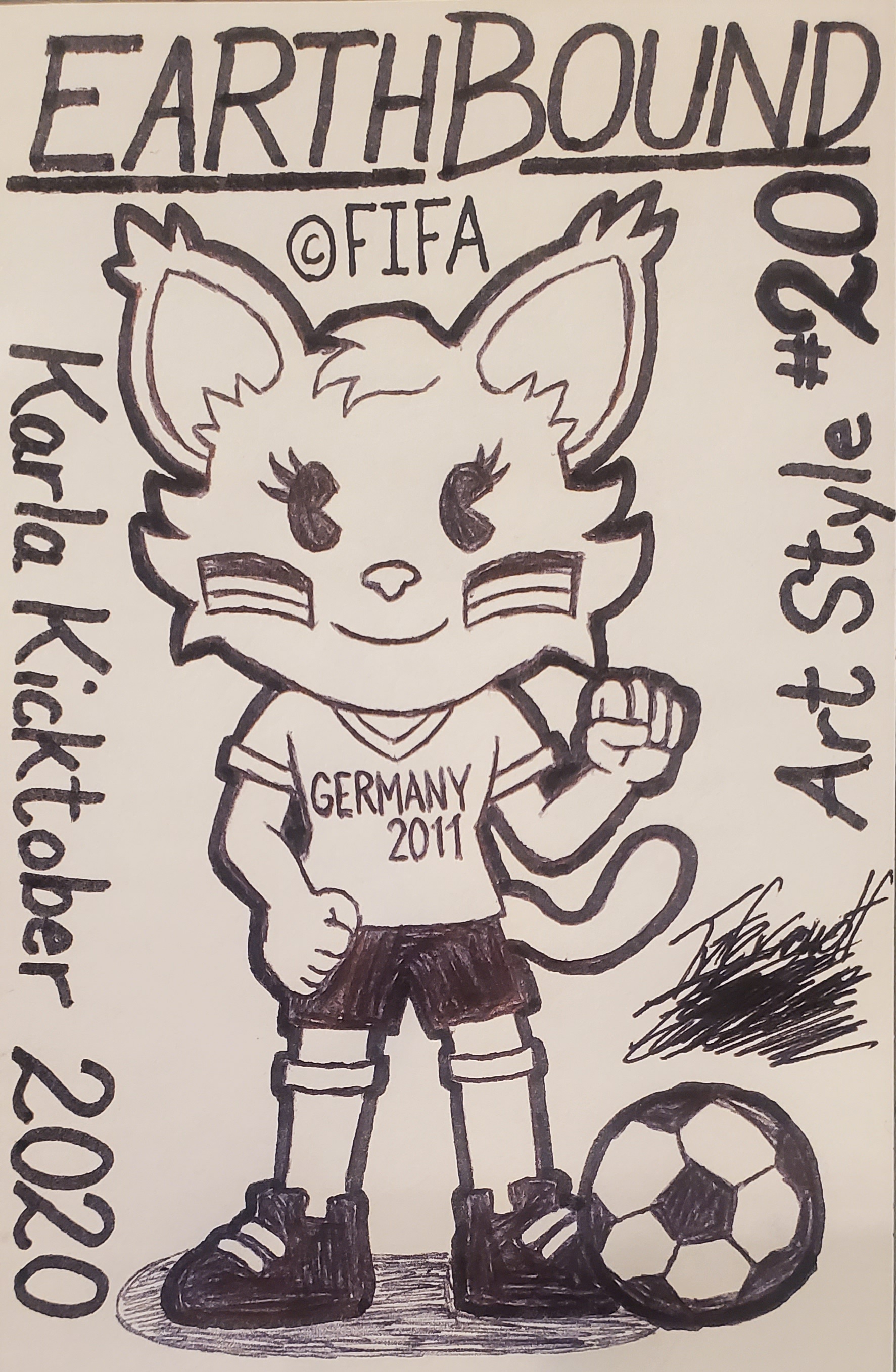 Karla Kicktober 2020 -- Art Style #20