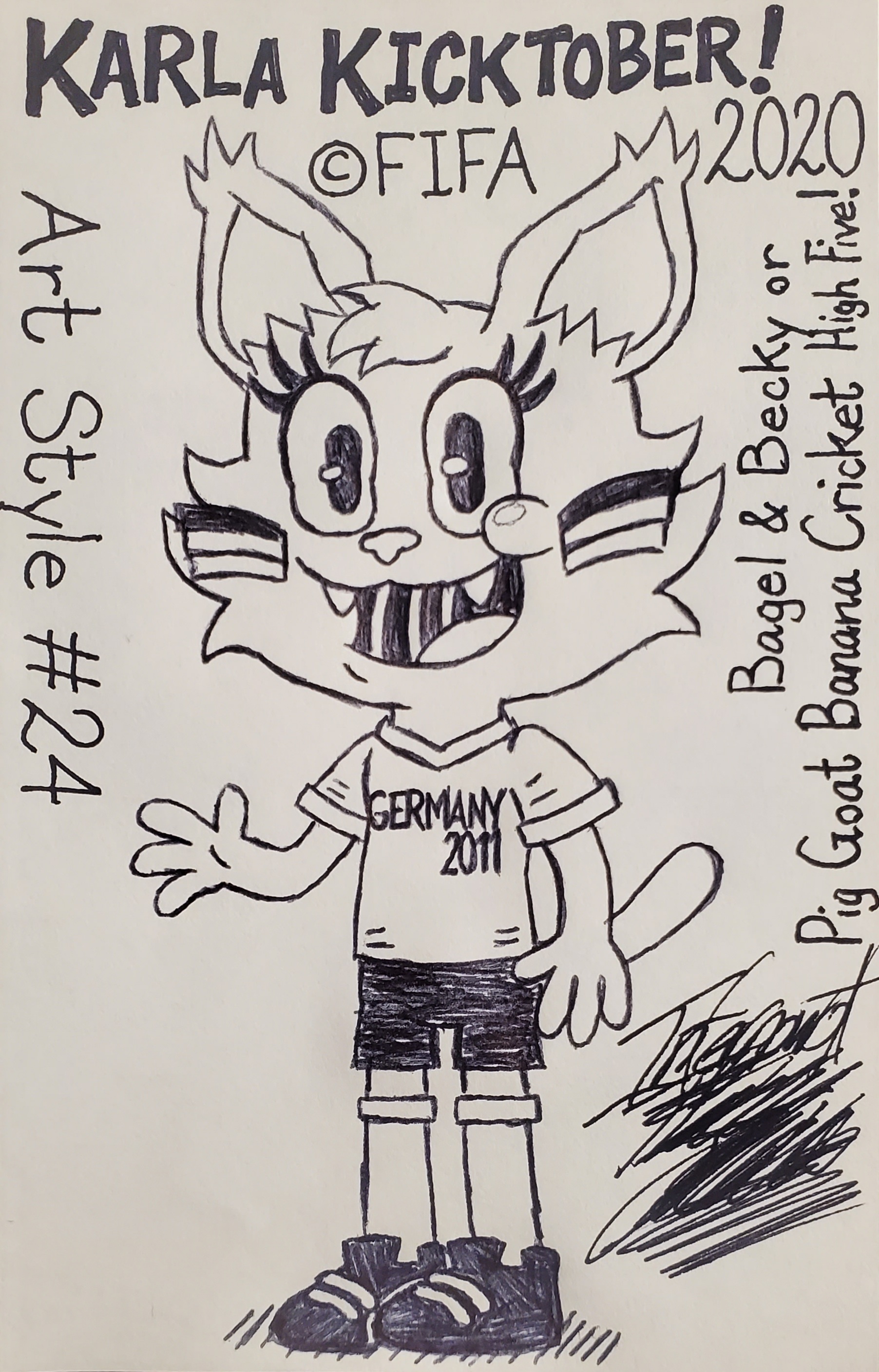 Karla Kicktober 2020 -- Art Style #24