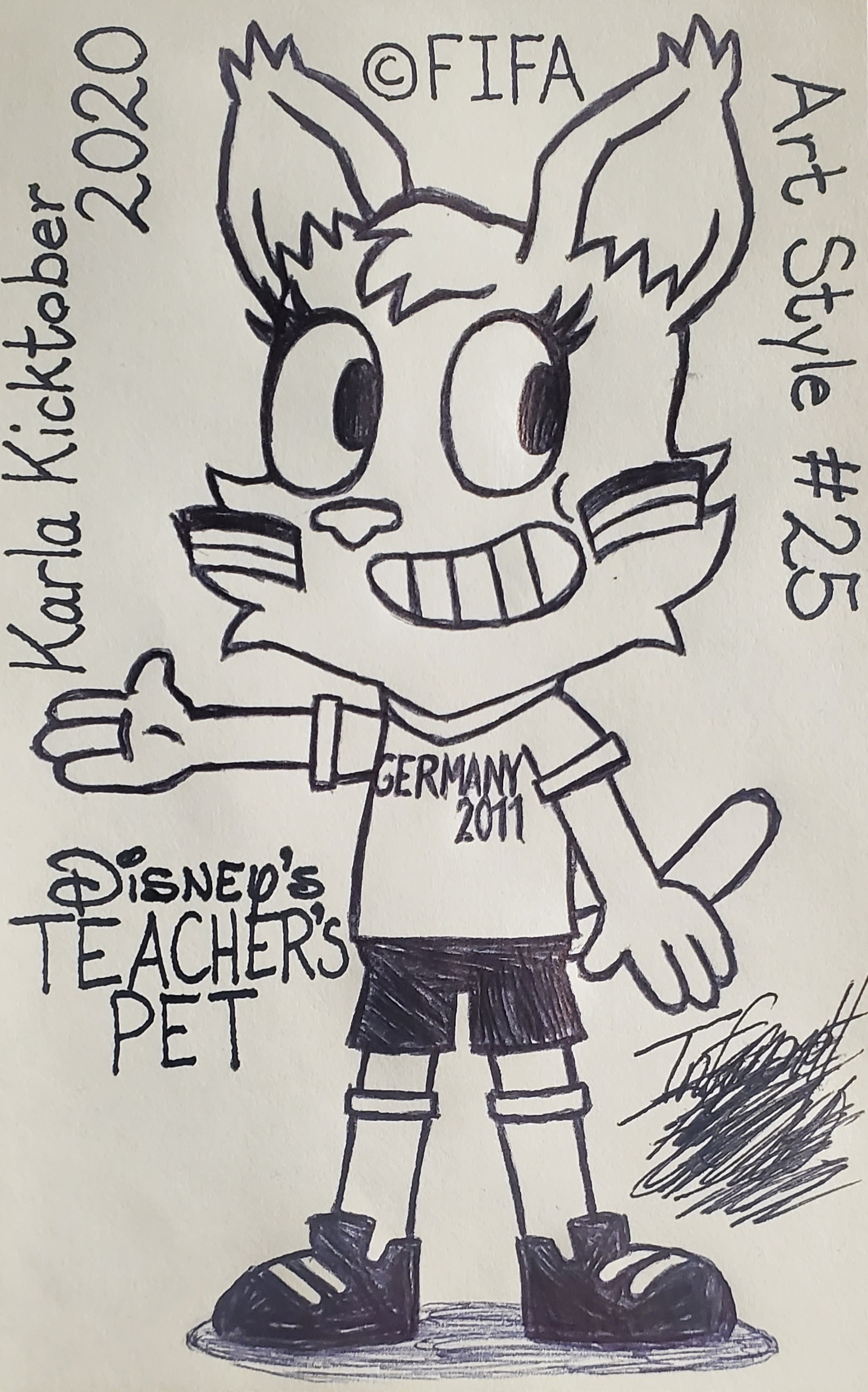 Karla Kicktober 2020 -- Art Style #25