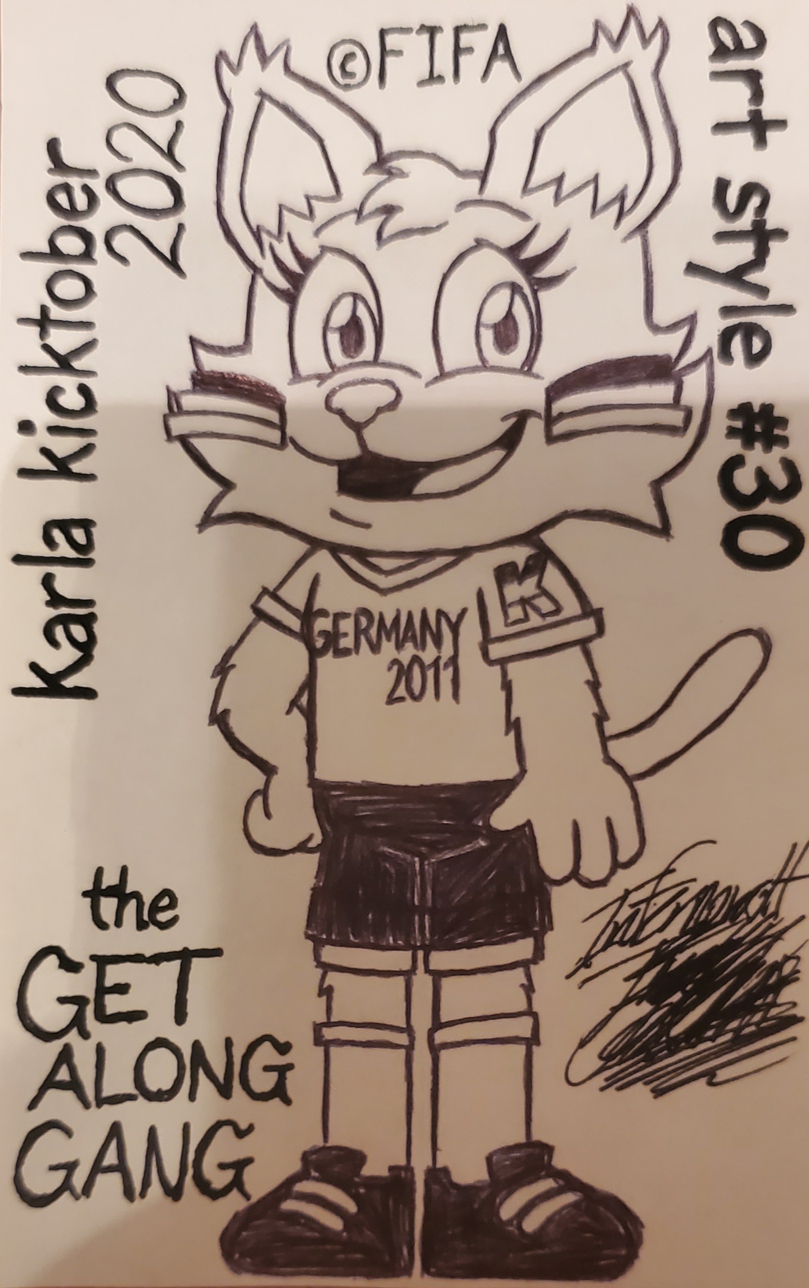 Karla Kicktober 2020 -- Art Style #30
