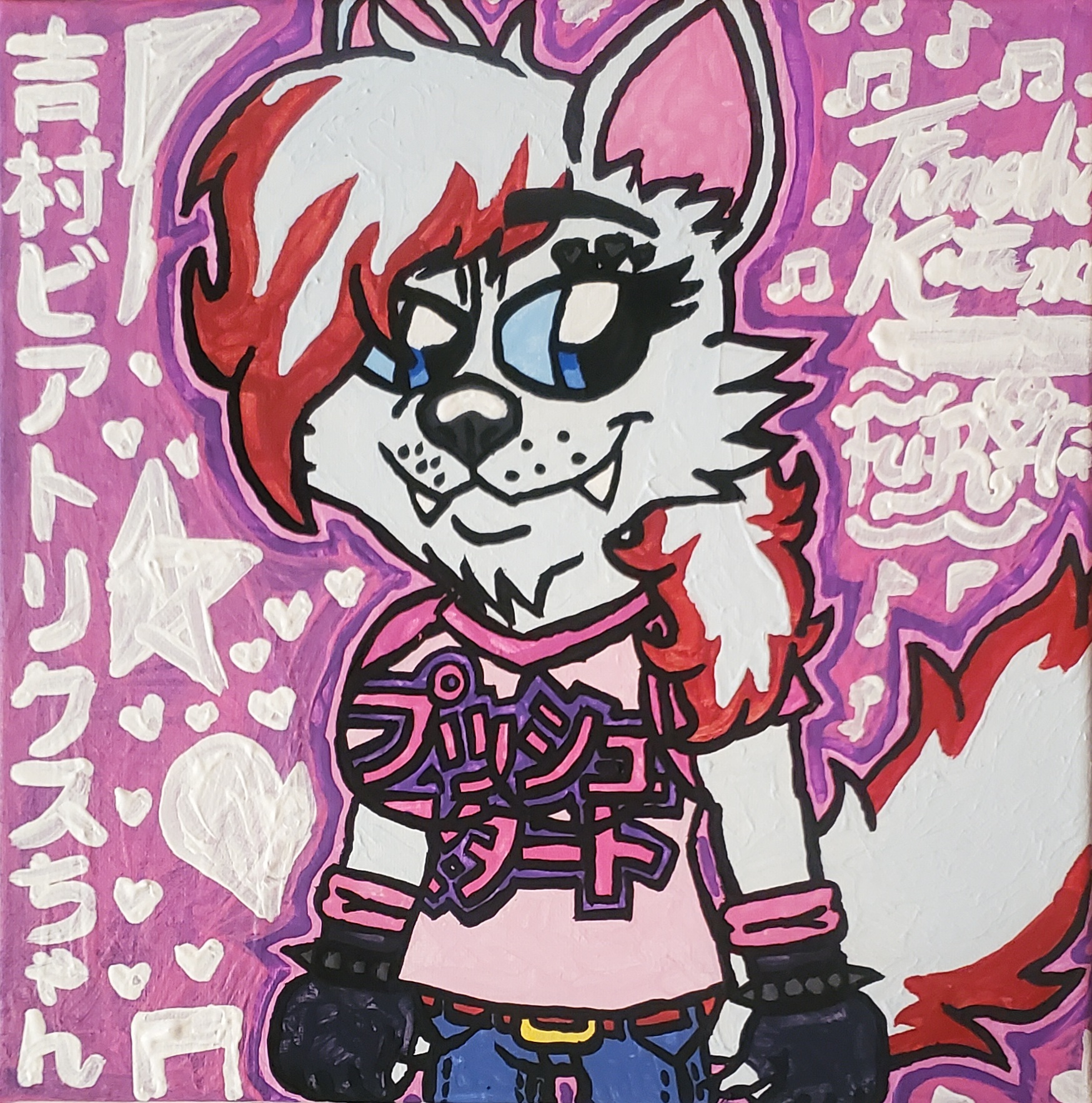 Acrylic Painting of Yoshimura Beatrix-chan