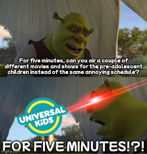 My Rant on Universal Kids' Schedule