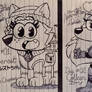 Chibi Femmetober '22 -- Days #01 and #02