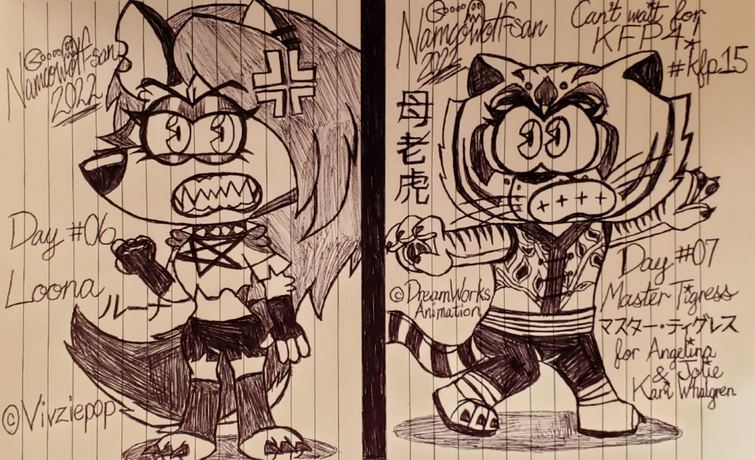 Chibi Femmetober '22 -- Days #06 and #07