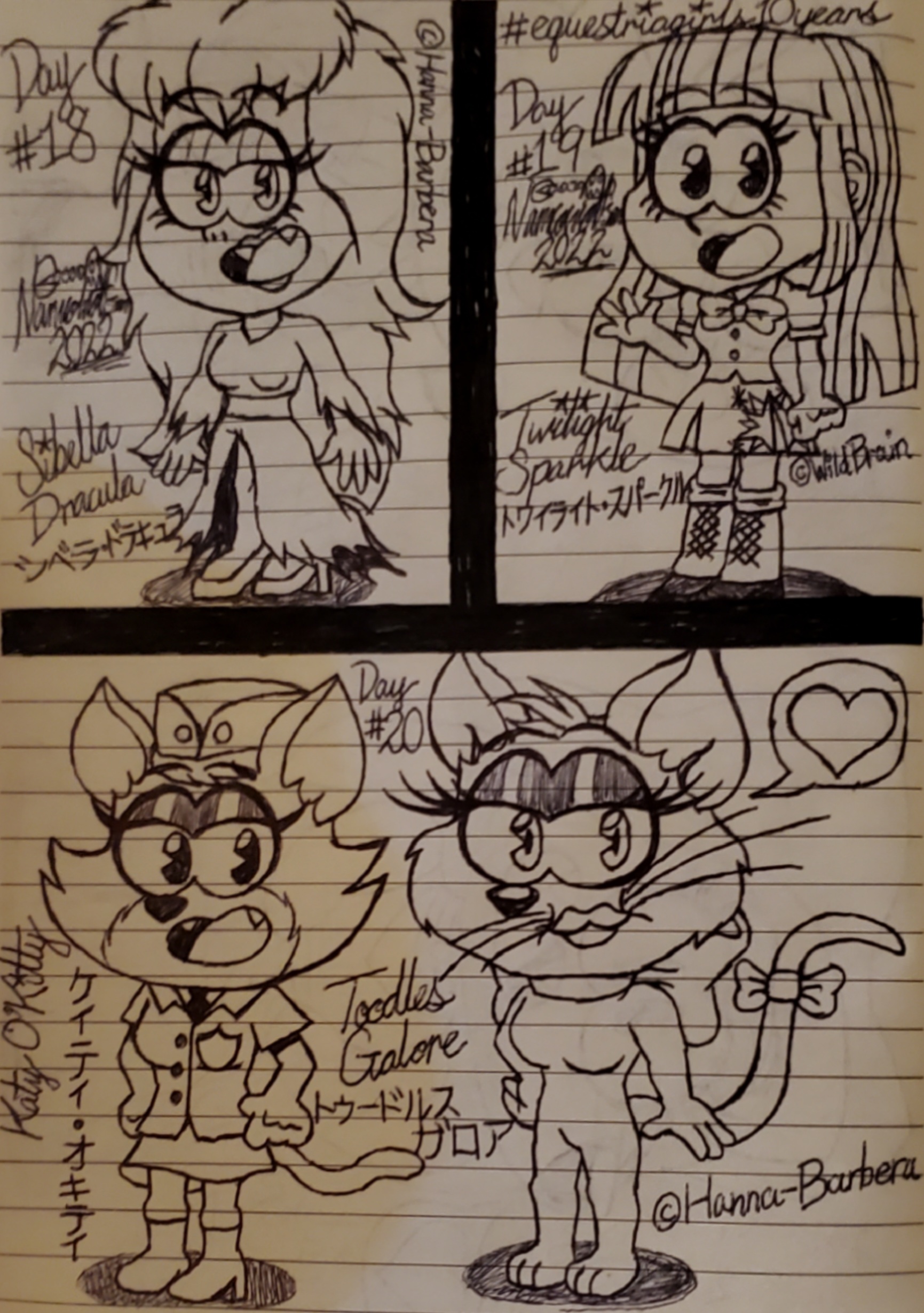 Chibi Femmetober '22 -- Days #18-#20