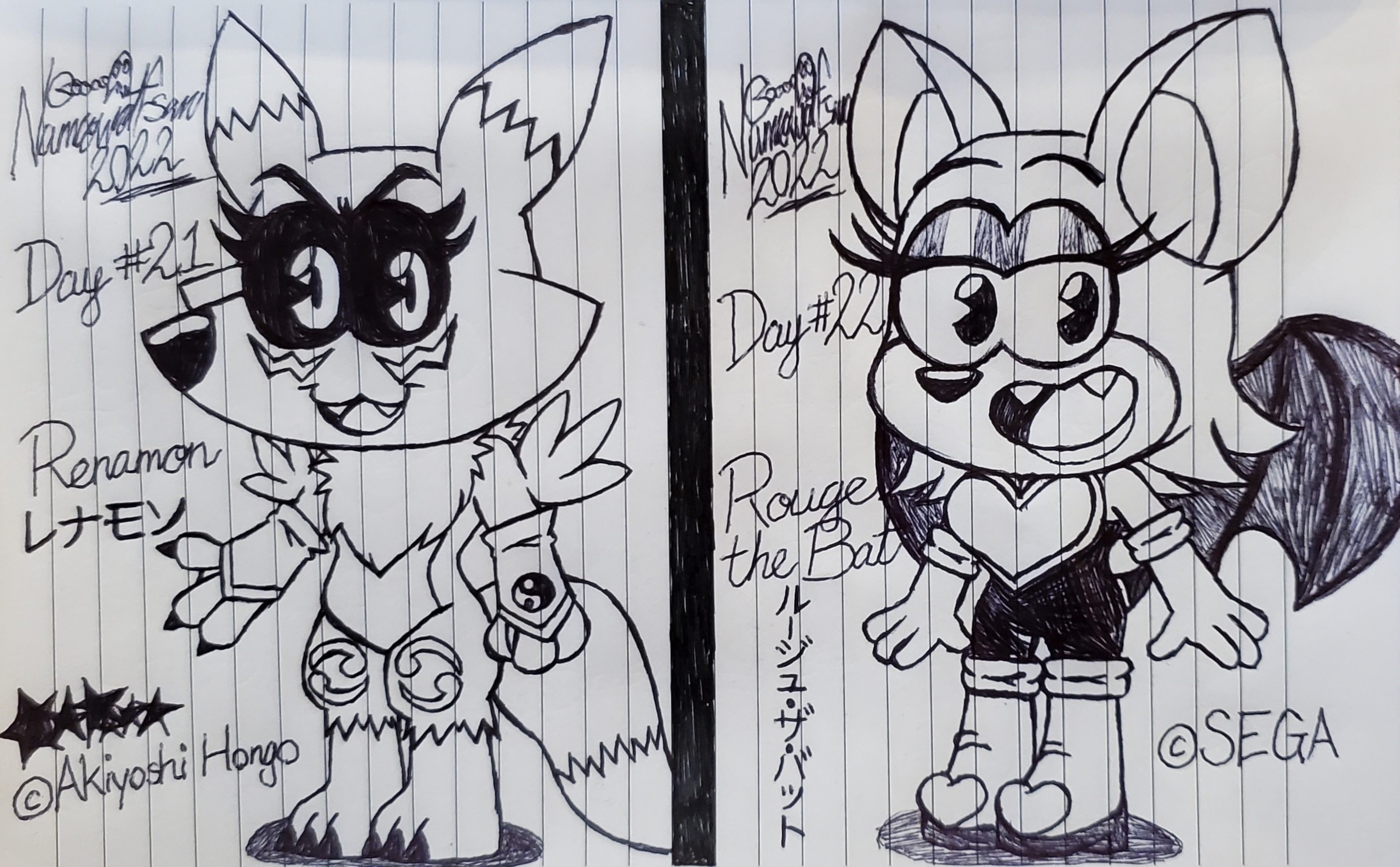 Chibi Femmetober '22 -- Days #21 and #22
