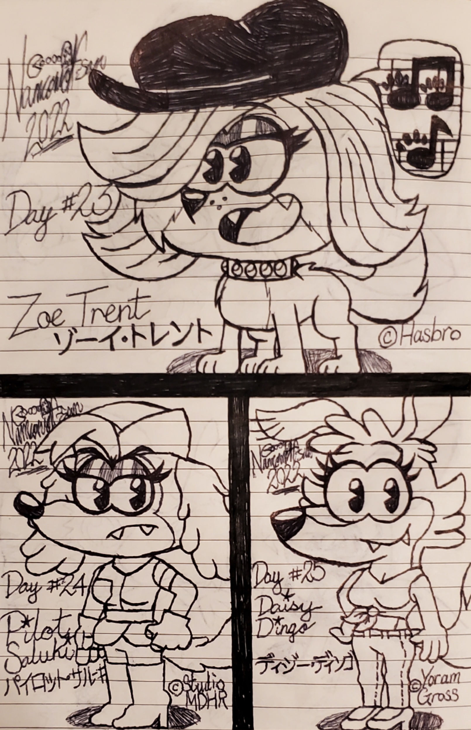 Chibi Femmetober '22 -- Days #23-#25