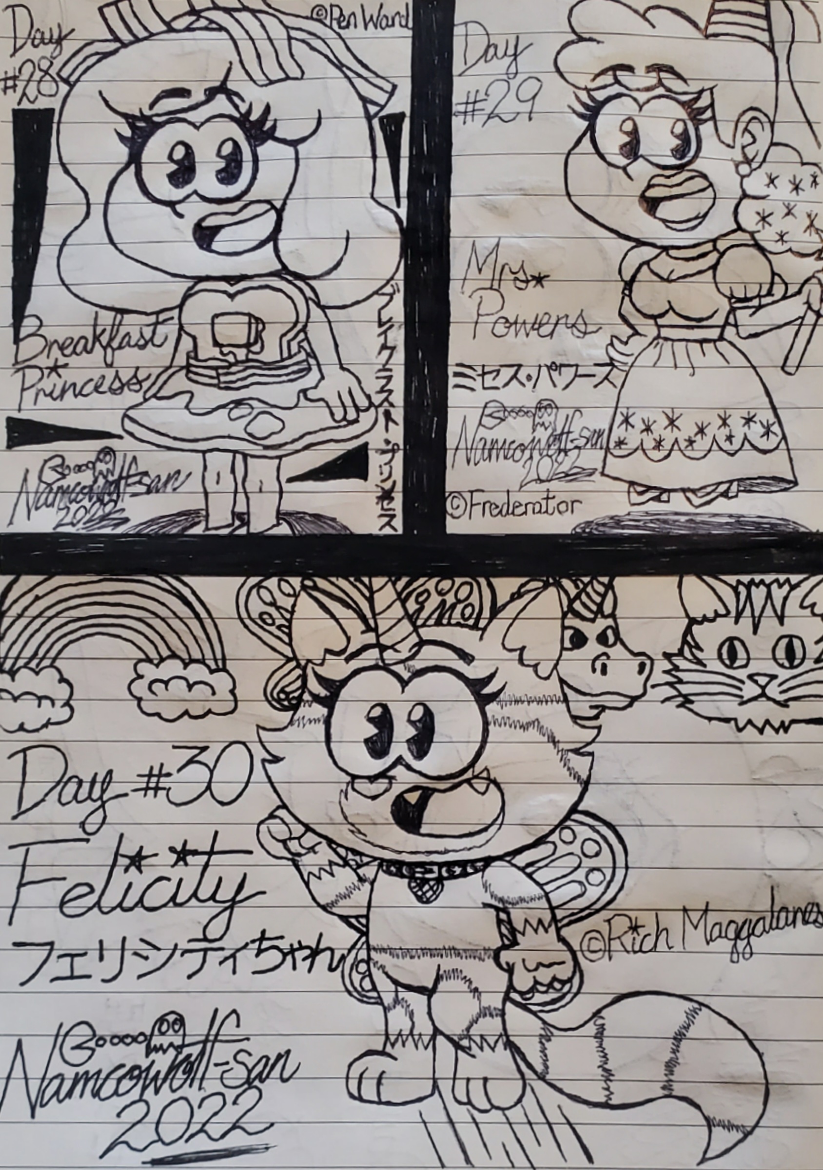 Chibi Femmetober '22 -- Days #28-#30