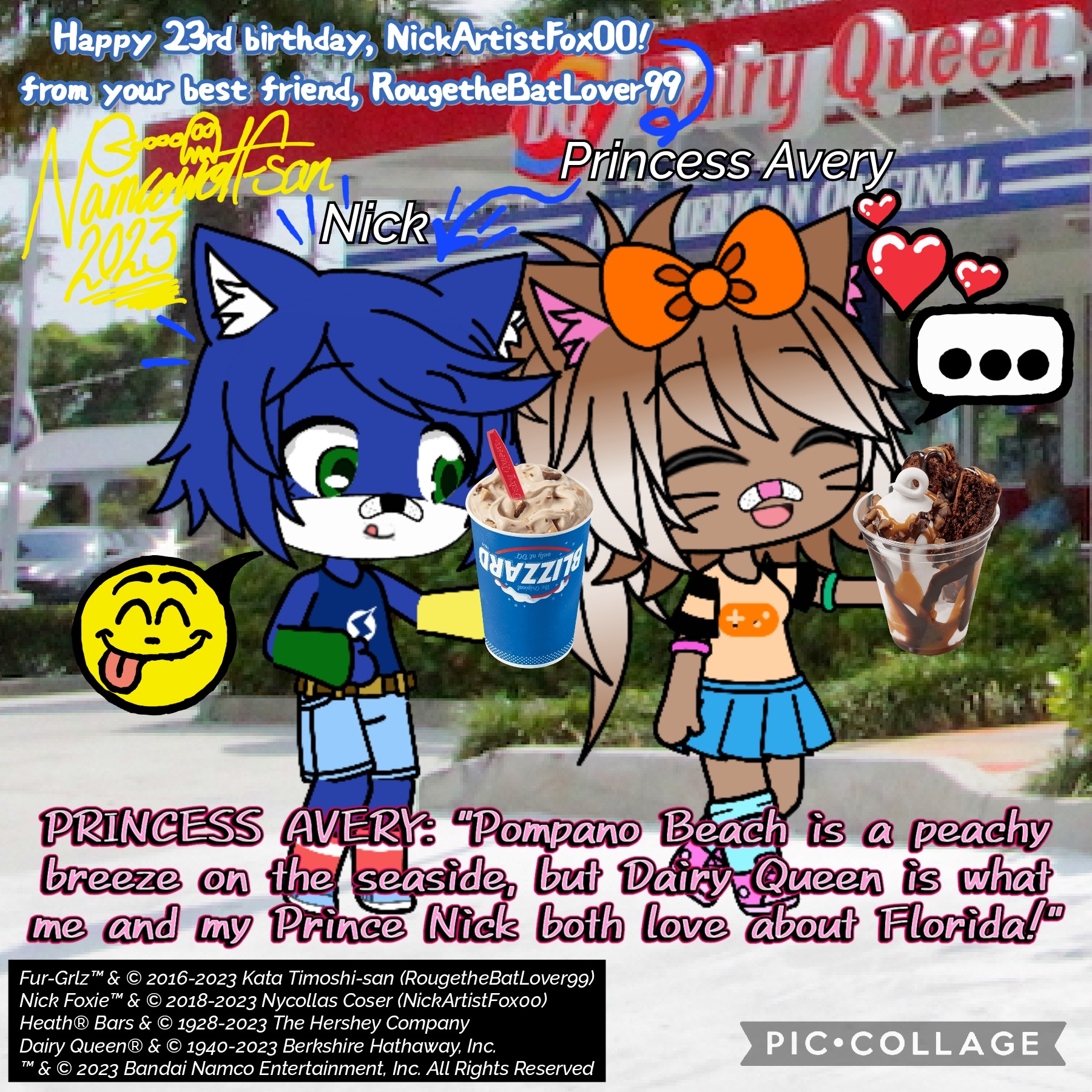 Gacha Life: Princess Avery and Nick Try DQ