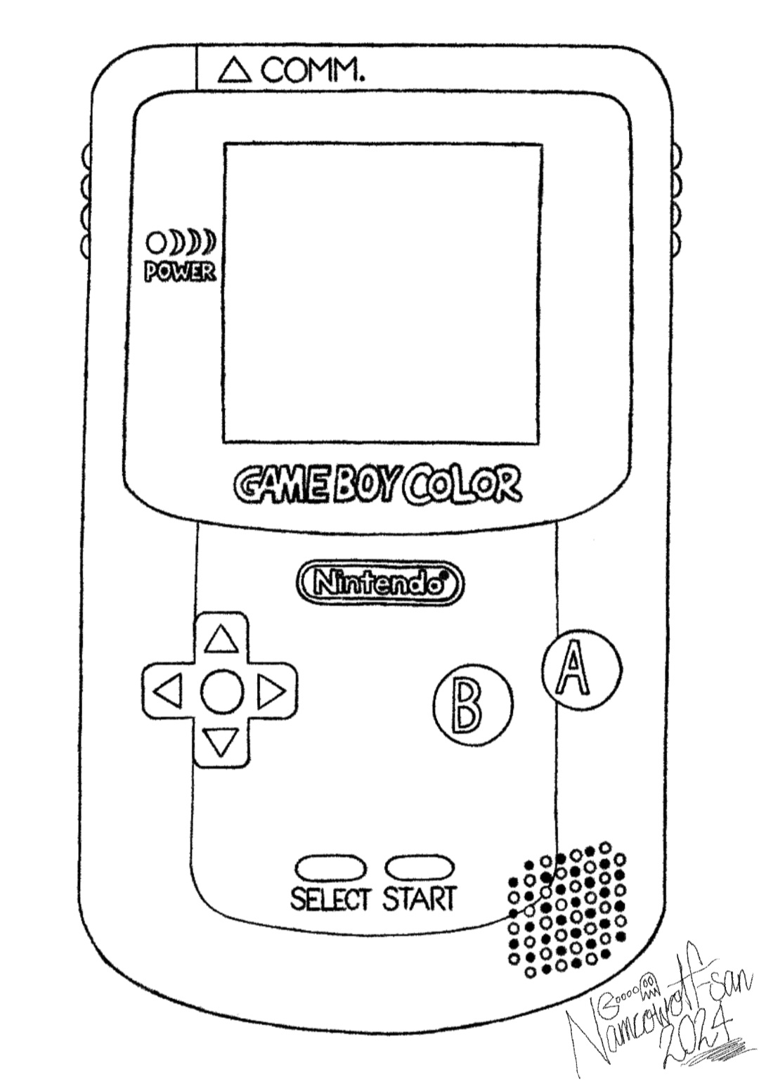 Game Boy Color Template
