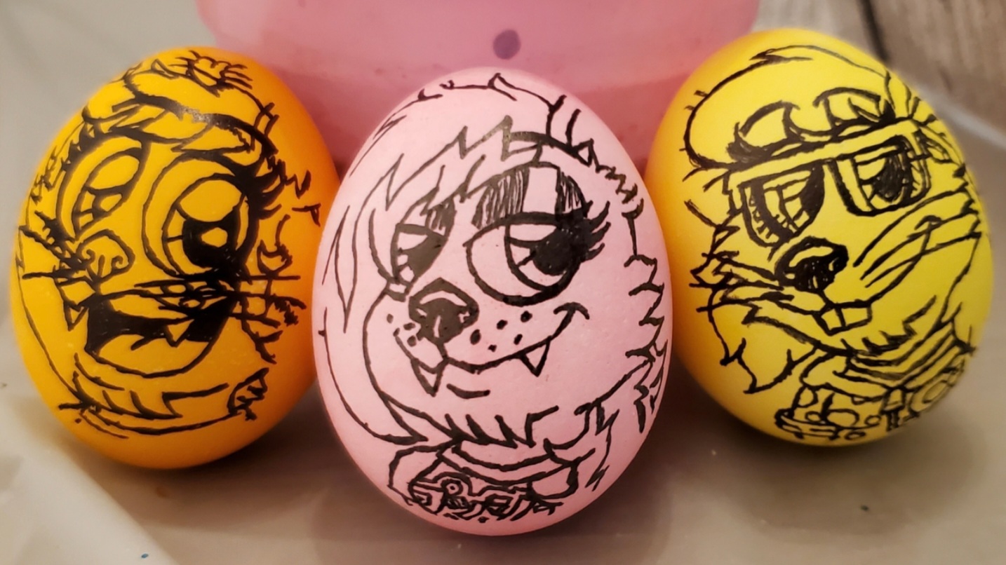 Fur-Grlz Easter Eggs