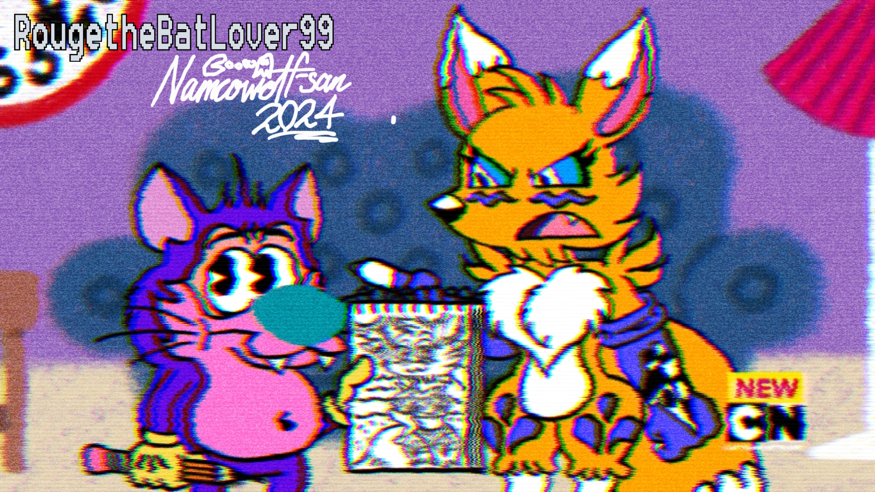 Lost MAD Sketch -- The Renamon and Stimpy Show