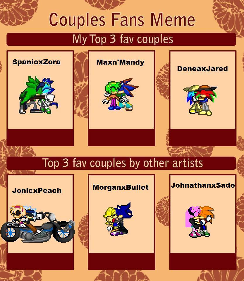 Couples Meme by Spaniothehedgehog on DeviantArt