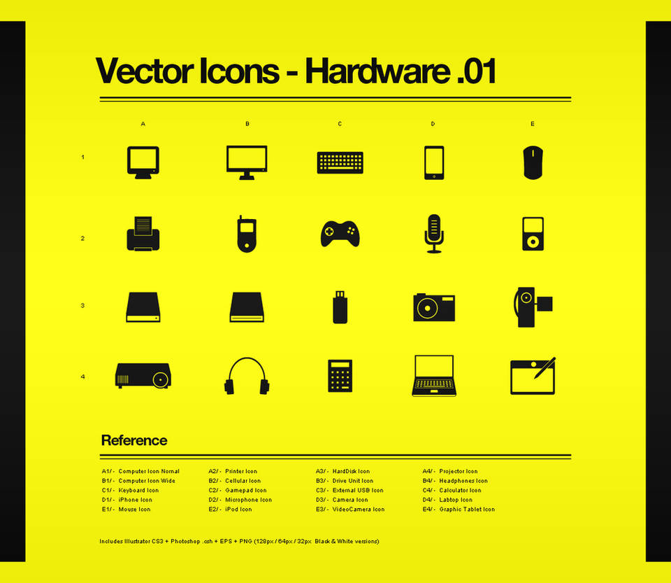 Vector Icons - Hardware.01 by Bobbyperux
