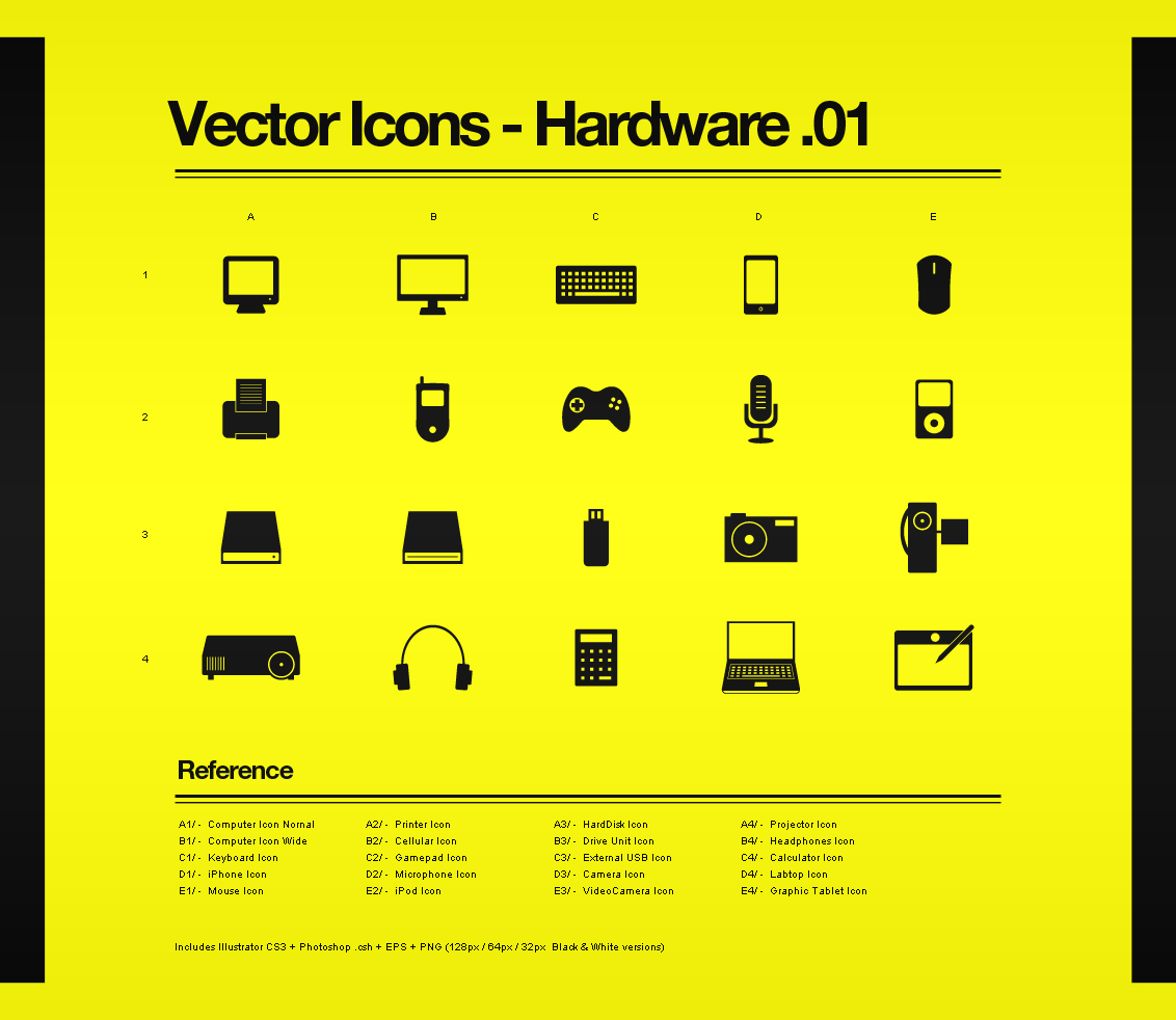 Vector Icons - Hardware.01 by Bobbyperux