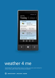 weather 4 me WP7 free application