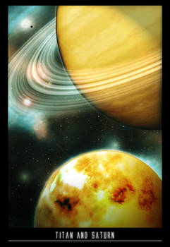 Titan and Saturn