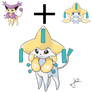 Delcatty and Jirachi - Pokemon Fusions