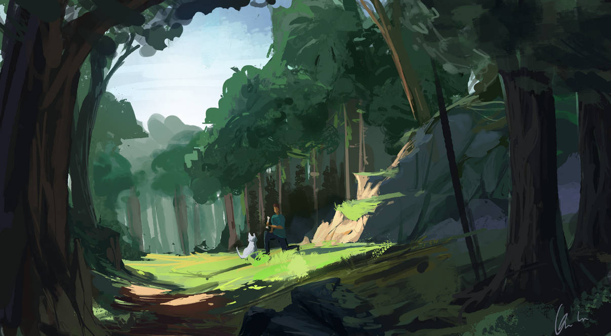 forest environment by negg4dia on DeviantArt